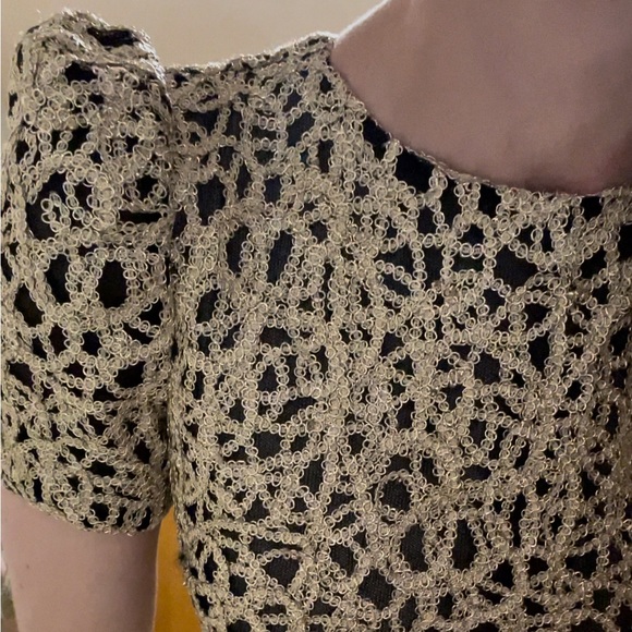 Gold & Black Marciano Party Dress - Picture 7 of 7